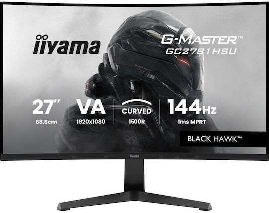 Iiyama G-Master VA Curved Gaming Monitor 27" FHD 1920x1080 144Hz with Response Time 1ms GTG