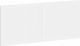 vidaXL Wooden White Bed Headboard 120x50cm