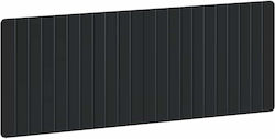 vidaXL Κεφαλάρι Κρεβατιού Ξύλινο Μαύρο 140x50cm