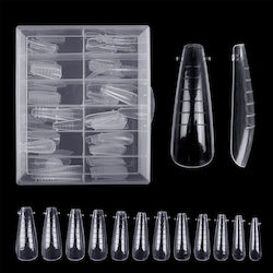 False Nail Tips Transparent 10 Pieces 03944266948