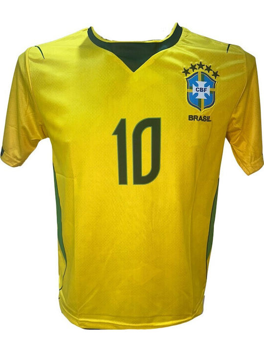 Men's Football Appearance Neymar Brazil National Team Yellow 190726-12
