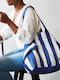 Fabric Beach Bag Pink