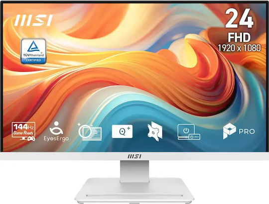 MSI PRO MP241W VA HDR Gaming Monitor 23.8" FHD 1920x1080 144Hz with Response Time 4ms GTG White