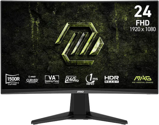 MSI MAG 245C X24 VA Извит Gaming Монитор 23.6" FHD 1920x1080 240Hz с Време на реакция 1ms GTG
