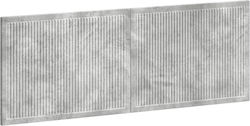 vidaXL Wooden Grey Bed Headboard 140x50cm