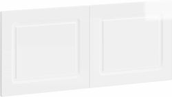 vidaXL Табла за легло Дървена Бяла 120x50cm