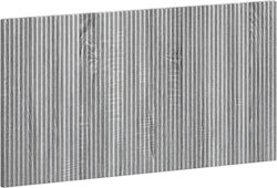 vidaXL Табла за легло Дървена Сива 100x50cm