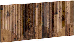 vidaXL Табла за легло Дървена Кафява 120x50cm