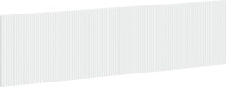vidaXL Табла за легло Дървена Бяла 200x50cm