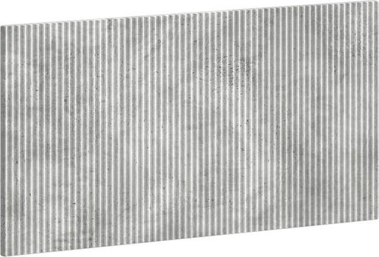 vidaXL Табла за легло Дървена Сива 100x50cm