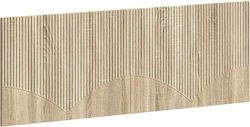 vidaXL Κεφαλάρι Κρεβατιού Ξύλινο Μπεζ 140x50cm