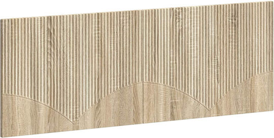 vidaXL Wooden Beige Bed Headboard 140x50cm