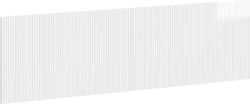 vidaXL Табла за легло Дървена Бяла 180x50cm