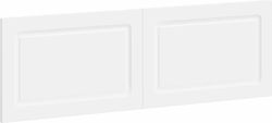 vidaXL Κεφαλάρι Κρεβατιού Ξύλινο Λευκό 160x50cm