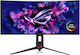 Asus ROG Swift UltraWide QD-OLED Curved Gaming Monitor 34" QHD 3440x1440 360Hz with Response Time 0.03ms GTG