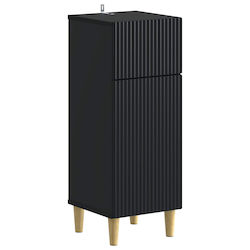 vidaXL Dulap de baie 30x31x80cm Negru