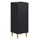vidaXL Dulap de baie 30x31x80cm Negru