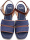Sommer Damenplattformen Marineblaue