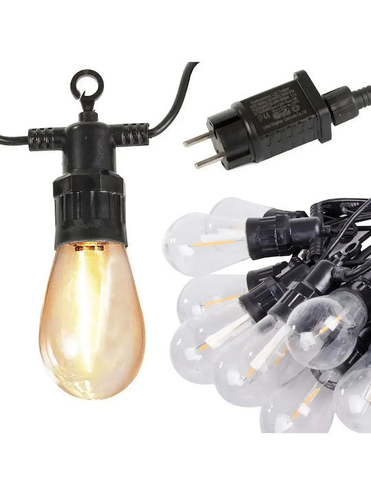 Verk Group Wasserdichte Lichterkette Beleuchtung LED mit 10 Lampen