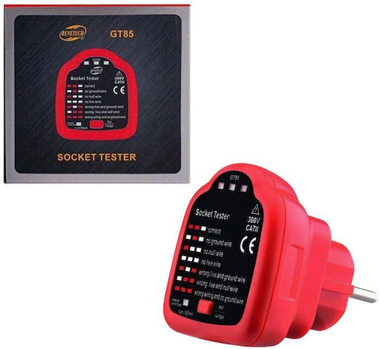 Benetech AC Voltage Tester CAT II with Measuring Range 200 - 300V