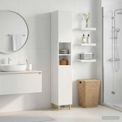 vidaXL Bathroom Floor Column Cabinet W30xD31xH1...