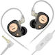 KZ Taurus Mic Hi-fi In-ear Headphones Black Mic...