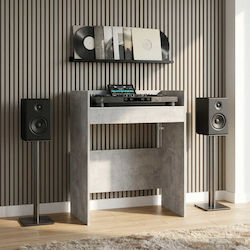 Vidaxl Πίνακας Dj Γκρι Σκυροδέματος 82 X 45 X 102 Εκ
