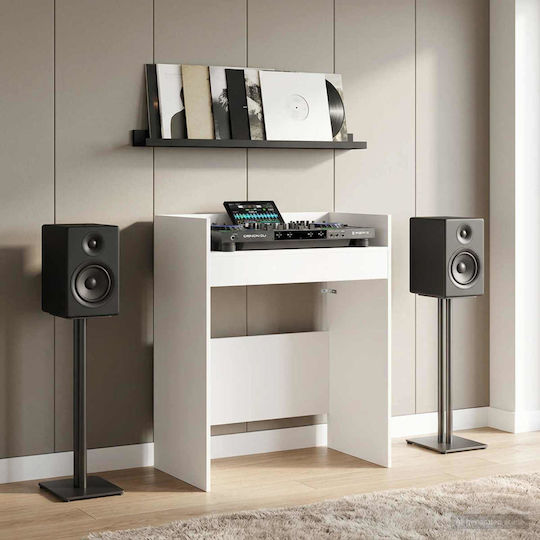 Vidaxl Πίνακας Dj Λευκό 62 X 45 X 102 Εκ Επεξεργασμένο Ξύλο