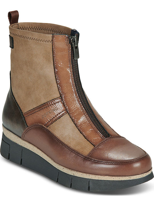 India Women's Ankle Boots Beige