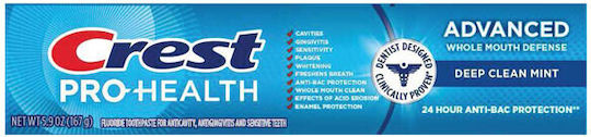 Crest Pro-Health Deep Clean Mint Pastă de dinți pentru Carii dentare, Gingivită & Placă 167 gr