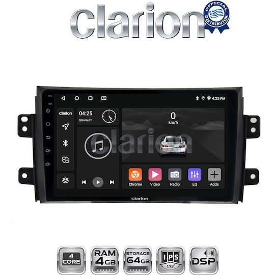 Clarion Car Audio System for Fiat Sedici Suzuki SX4 Bluetooth USB WiFi GPS Apple CarPlay Android Auto