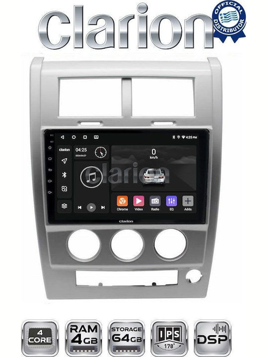 Clarion Car Audio System for Jeep Cherokee 2008 > 2014 Bluetooth USB WiFi GPS Apple CarPlay Android Auto