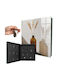 Tulup Metallic Wall Key Hook 50 Hooks 30x30x5cm