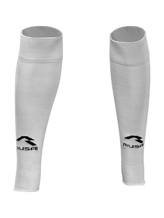 Musai Leg Sleeves για Επικαλαμίδες Ποδοσφαίρου Λευκά