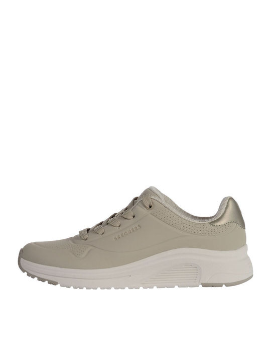 Skechers Uno Lite Flatforms Sneakers Beige