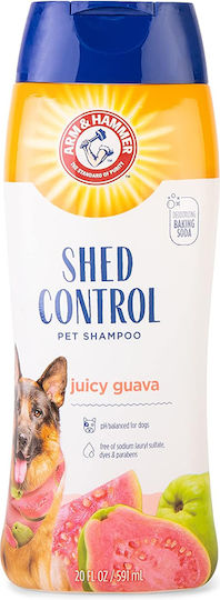 Șampon Pentru Căței Arm & Hammer Shed Control Curățare Eficientă Bicarbonat De Sodiu Fără Lacrimi Aromă De Guava Fără Parabeni 591 Ml