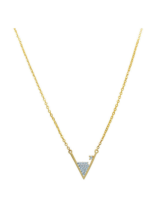 Savvas Design Halskette aus 9K Gold