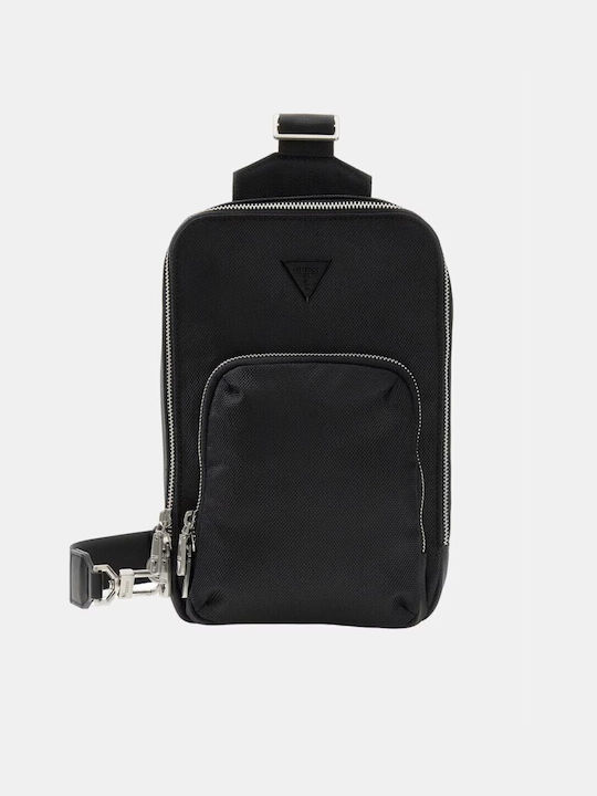 Berna Мъжка Чанта За През Гърди Черна