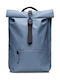 Rains Rolltop Rucksack Μπλε