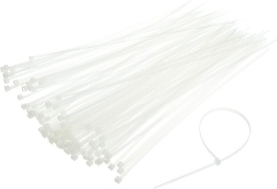 KSS Legături Cablu Din Plastic Albă Culoare 100 Bucăți