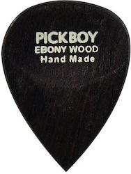 Pickboy Gpeb1 Exotic Guitar Pick Ebony Wood Handmade
