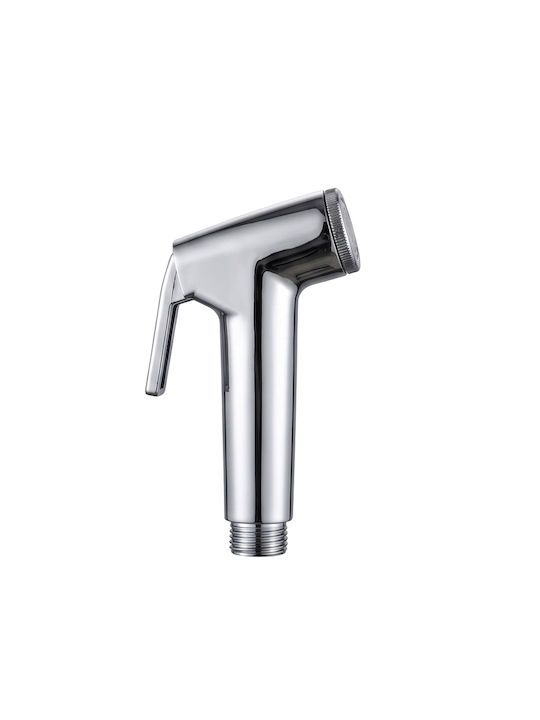 Avizar Handheld Shower Head Hochdruck Druckknopf Steuerung Silber