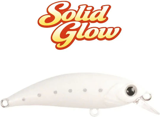 HanFishing Zipir 50kg Τεχνητό Δόλωμα Ψαράκι (Minnow) Φωσφοριζέ 5εκ./4.5gr Solid Glow