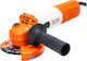 Ruris Ra1050 – Polizor Unghiular 1050 W Disc 125 Mm 11000 Rpm Oprire Alimentare Multi-material