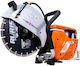 Ruris Rtx 600 – Fierăstrău de tăiere pe benzină 58 Cc 3.3 Hp Disc 300 Mm Adâncime de tăiere 100 Mm