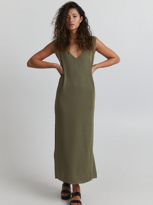 Summer Shirt Dress Khaki