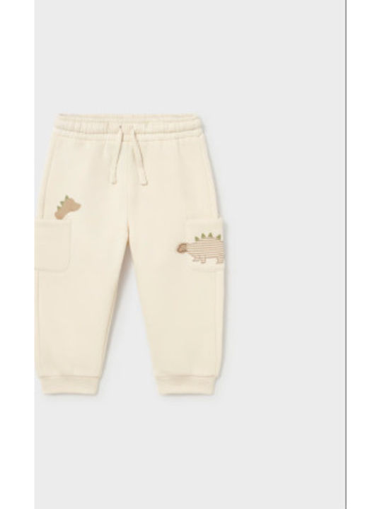 Mayoral Kids Sweatpants Beige