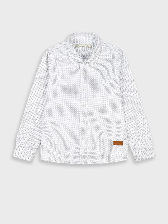 Kids Short-sleeved Shirt Ecru
