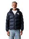 Nylon Jacket Puffer Waterproof and Windproof Blue