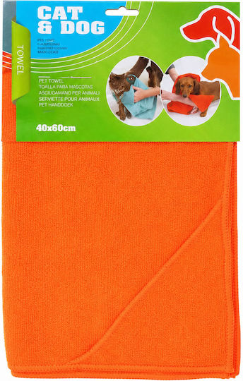 Microfiber Pet Towel 40x60 Orange